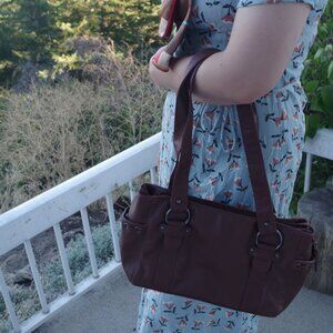 Stylish Brown Cow Girl Genuine Leather Purse